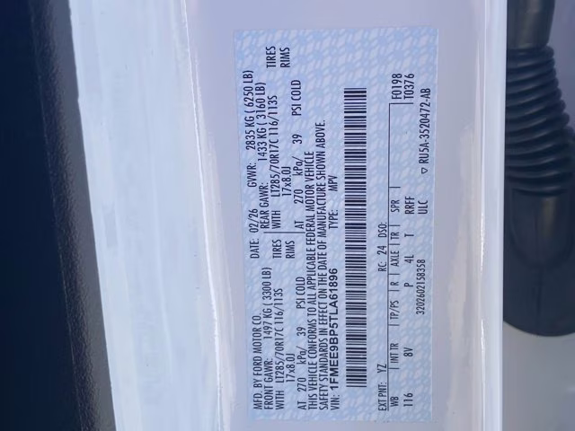 2026 Oxford White Ford Bronco Badlands 4X4 Convertible