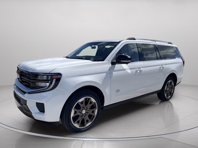 2026 Star White Metallic Tri-Coat Ford Expedition Max King Ranch 4X4 SUV