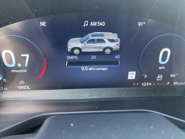 2026 Space White Metallic Ford Explorer Platinum RWD SUV