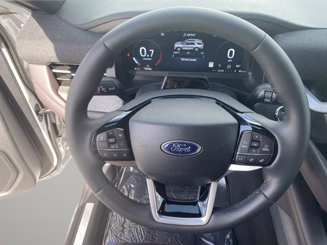 2026 Space White Metallic Ford Explorer Platinum RWD SUV