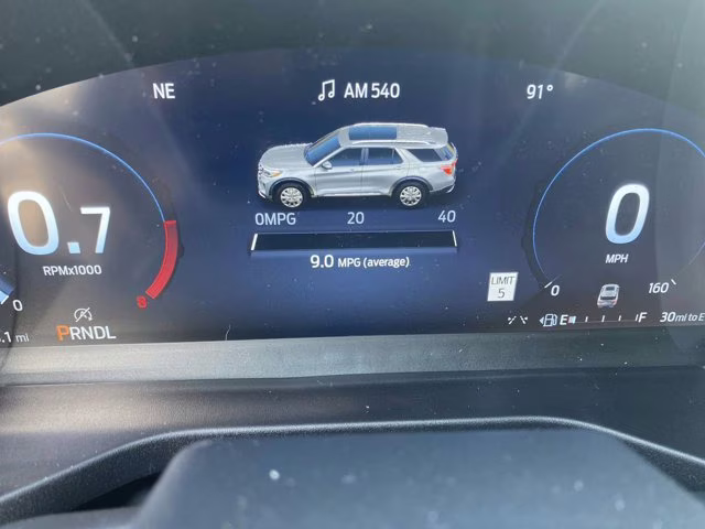 2026 Space White Metallic Ford Explorer Platinum RWD SUV