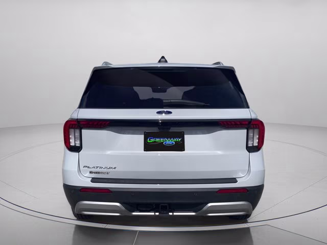2026 Space White Metallic Ford Explorer Platinum RWD SUV