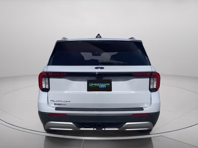 2026 Space White Metallic Ford Explorer Platinum RWD SUV
