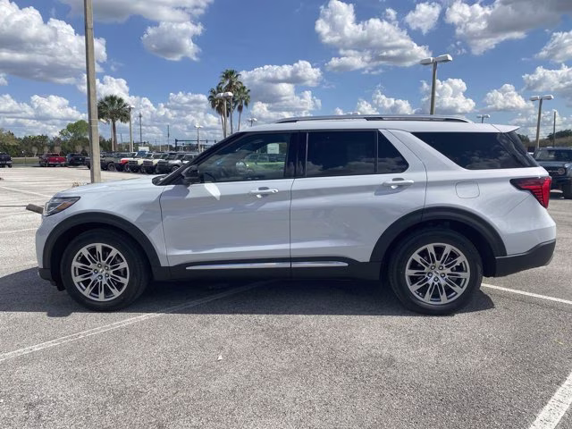 2026 Space White Metallic Ford Explorer Platinum RWD SUV