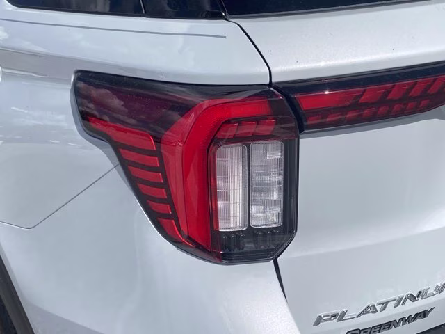 2026 Space White Metallic Ford Explorer Platinum RWD SUV