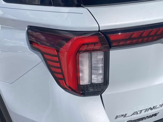 2026 Space White Metallic Ford Explorer Platinum RWD SUV