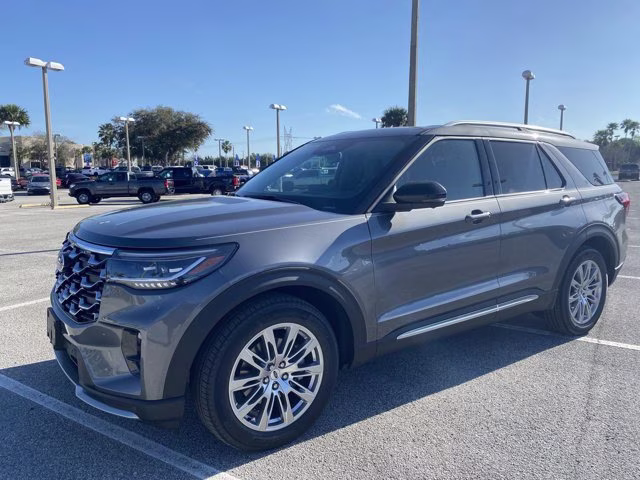 2026 Carbonized Gray Metallic Ford Explorer Platinum RWD SUV