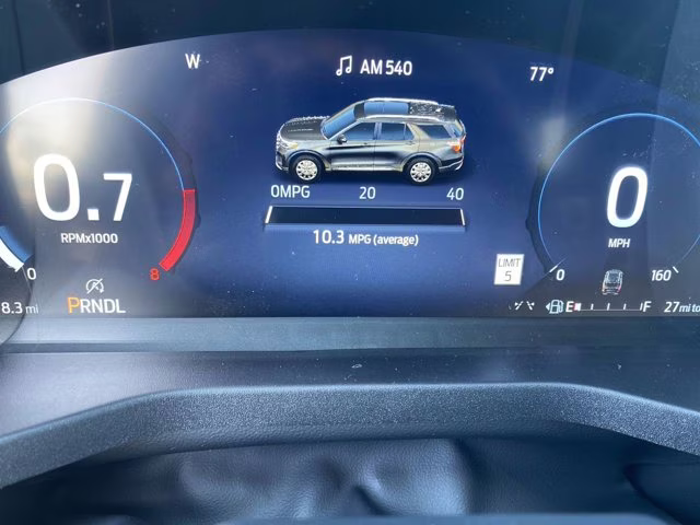 2026 Carbonized Gray Metallic Ford Explorer Platinum RWD SUV