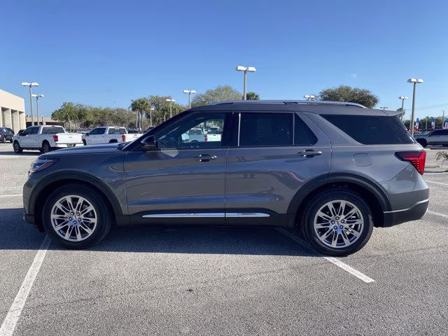 2026 Carbonized Gray Metallic Ford Explorer Platinum RWD SUV