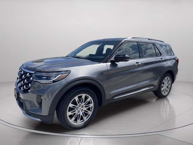 2026 Carbonized Gray Metallic Ford Explorer Platinum RWD SUV