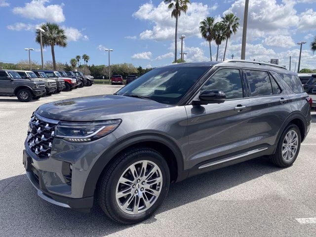 2026 Carbonized Gray Metallic Ford Explorer Platinum RWD SUV