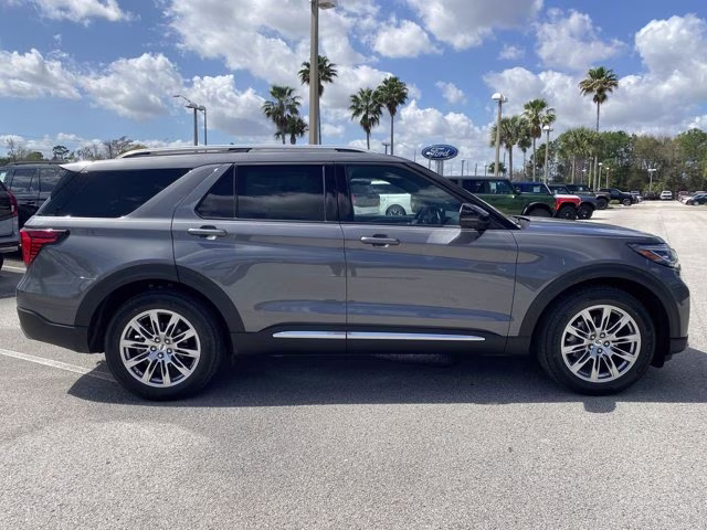 2026 Carbonized Gray Metallic Ford Explorer Platinum RWD SUV