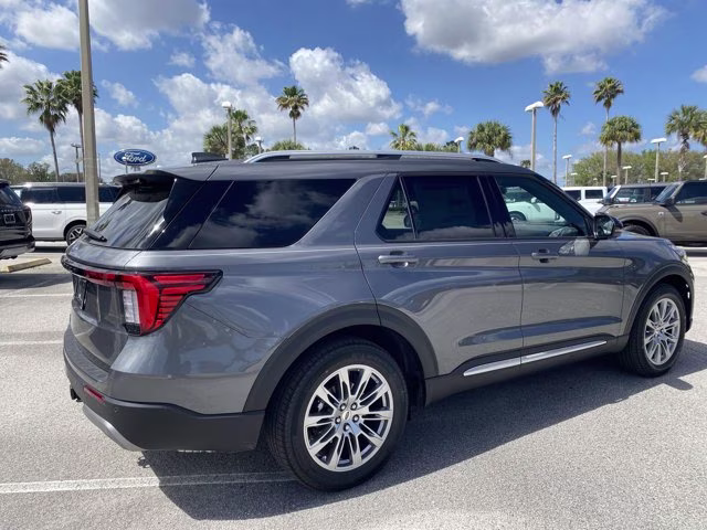 2026 Carbonized Gray Metallic Ford Explorer Platinum RWD SUV