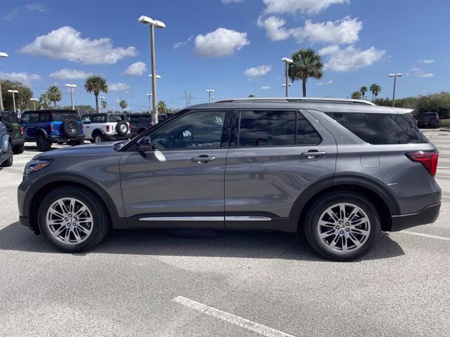 2026 Carbonized Gray Metallic Ford Explorer Platinum RWD SUV