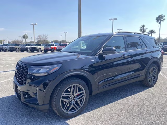 2026 Agate Black Metallic Ford Explorer ST-Line RWD SUV