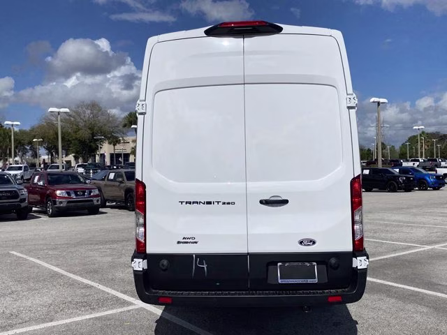 2026 Oxford White Ford Transit Cargo Van Base AWD Van