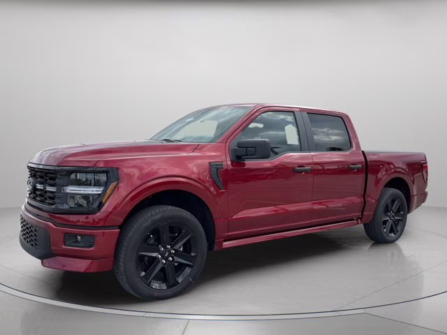 2026 Ruby Red Metallic Tinted Clearcoat Ford F-150 STX 4X4 Truck