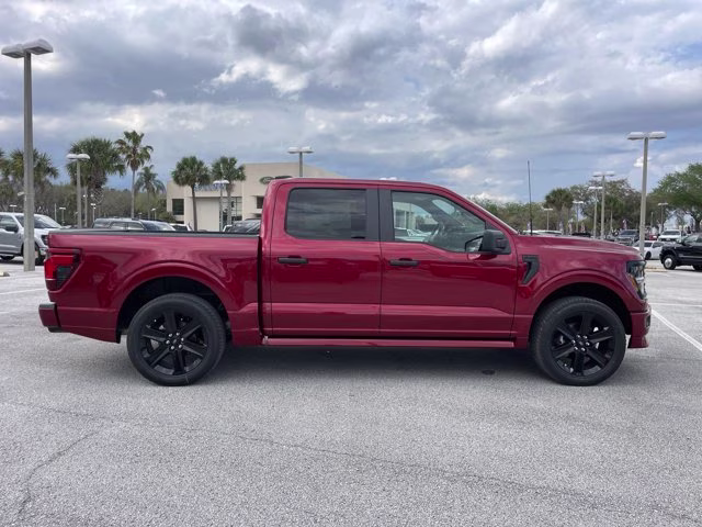 2026 Ruby Red Metallic Tinted Clearcoat Ford F-150 STX 4X4 Truck