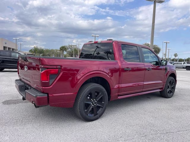 2026 Ruby Red Metallic Tinted Clearcoat Ford F-150 STX 4X4 Truck