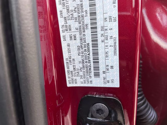 2026 Ruby Red Metallic Tinted Clearcoat Ford F-150 STX 4X4 Truck