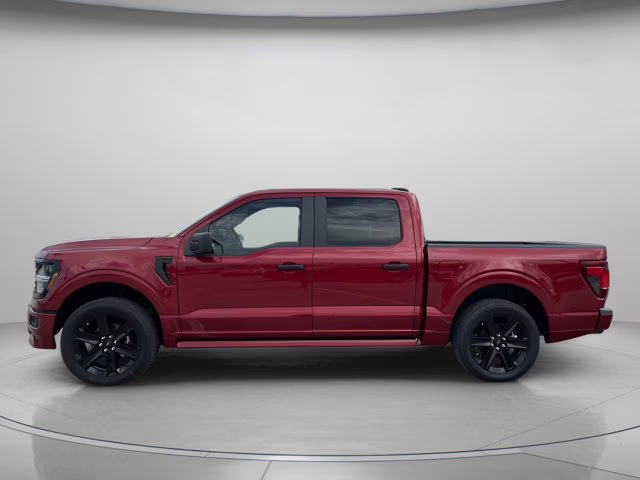 2026 Ruby Red Metallic Tinted Clearcoat Ford F-150 STX 4X4 Truck