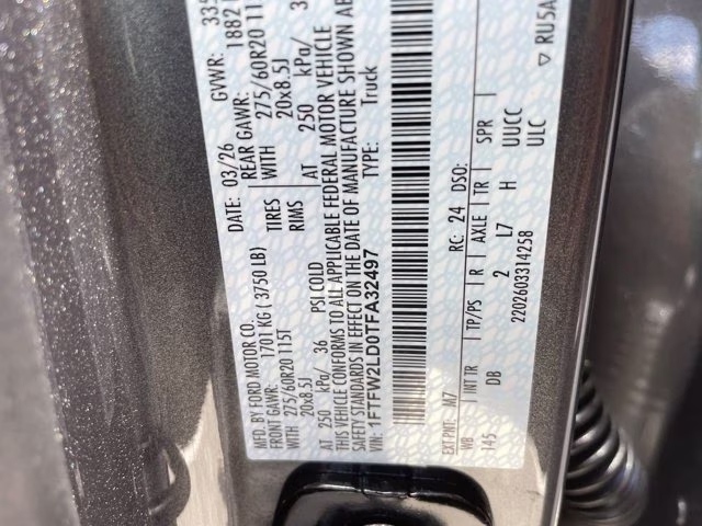 2026 Carbonized Gray Metallic Ford F-150 STX 4X4 Truck