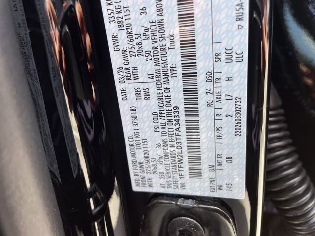 2026 Agate Black Metallic Ford F-150 STX 4X4 Truck