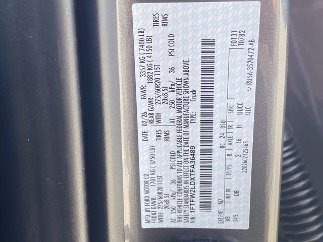 2026 Carbonized Gray Metallic Ford F-150 STX 4X4 Truck