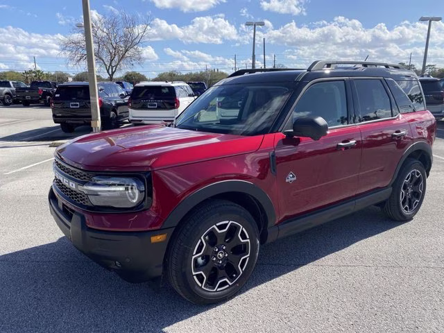 2026 Ruby Red Metallic Tinted Clearcoat Ford Bronco Sport Outer Banks 4X4 SUV