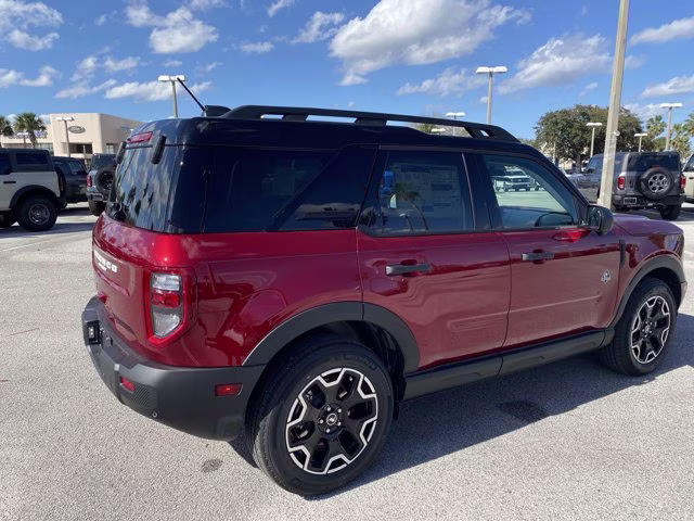 2026 Ruby Red Metallic Tinted Clearcoat Ford Bronco Sport Outer Banks 4X4 SUV