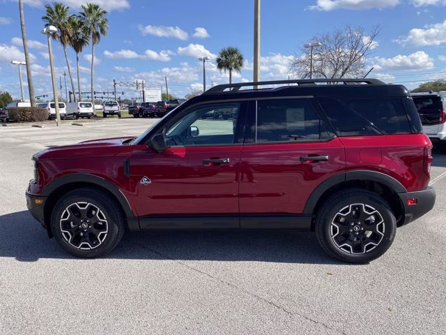 2026 Ruby Red Metallic Tinted Clearcoat Ford Bronco Sport Outer Banks 4X4 SUV