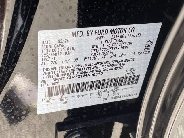 2026 Shadow Black Ford Mustang Mach-E Premium RWD SUV