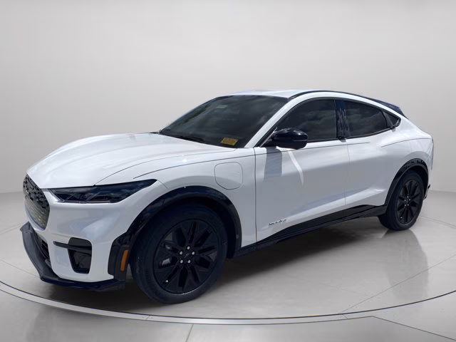 2026 Star White Metallic Tri-Coat Ford Mustang Mach-E Premium RWD SUV