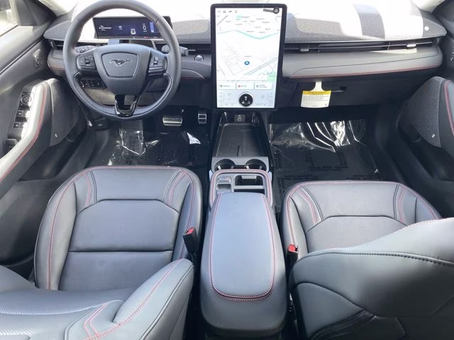 2026 Star White Metallic Tri-Coat Ford Mustang Mach-E Premium RWD SUV
