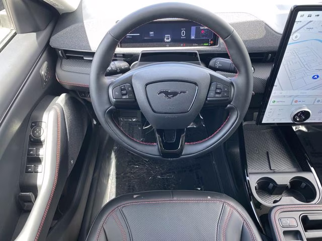 2026 Star White Metallic Tri-Coat Ford Mustang Mach-E Premium RWD SUV