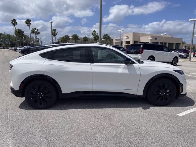 2026 Star White Metallic Tri-Coat Ford Mustang Mach-E Premium RWD SUV