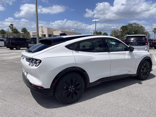 2026 Star White Metallic Tri-Coat Ford Mustang Mach-E Premium RWD SUV