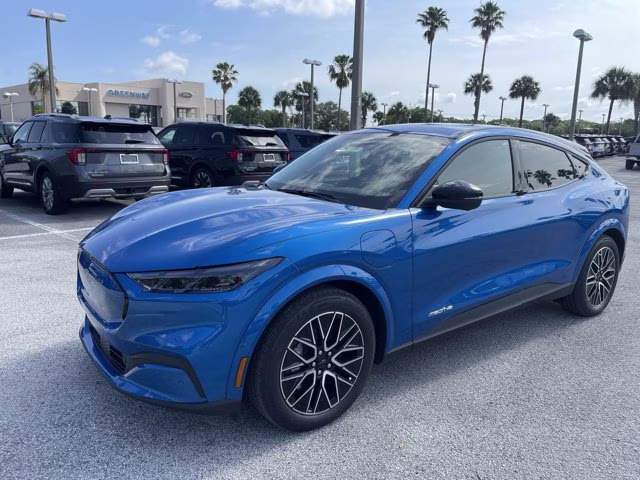 2026 Velocity Blue Metallic Ford Mustang Mach-E Premium AWD SUV