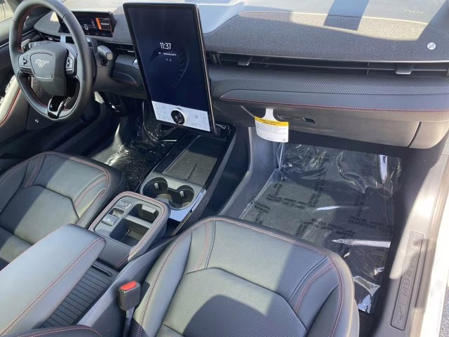 2026 Star White Metallic Tri-Coat Ford Mustang Mach-E Premium AWD SUV