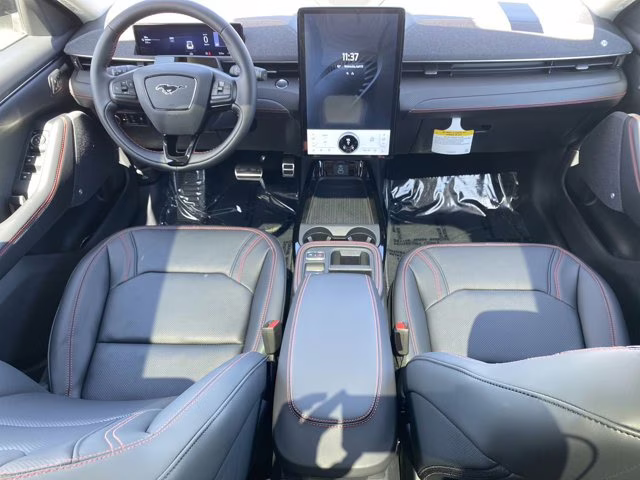 2026 Star White Metallic Tri-Coat Ford Mustang Mach-E Premium AWD SUV