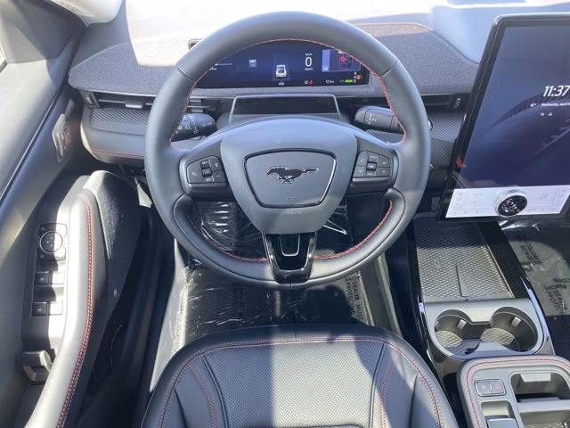 2026 Star White Metallic Tri-Coat Ford Mustang Mach-E Premium AWD SUV