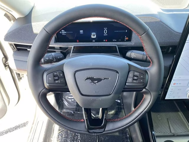 2026 Star White Metallic Tri-Coat Ford Mustang Mach-E Premium AWD SUV