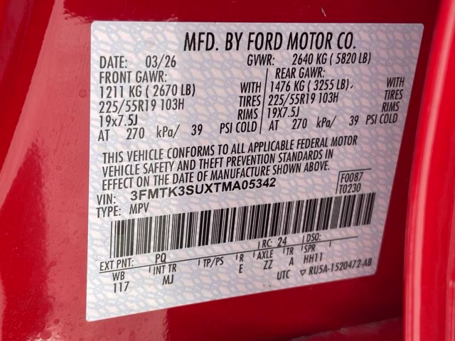 2026 Race Red Ford Mustang Mach-E Premium AWD SUV