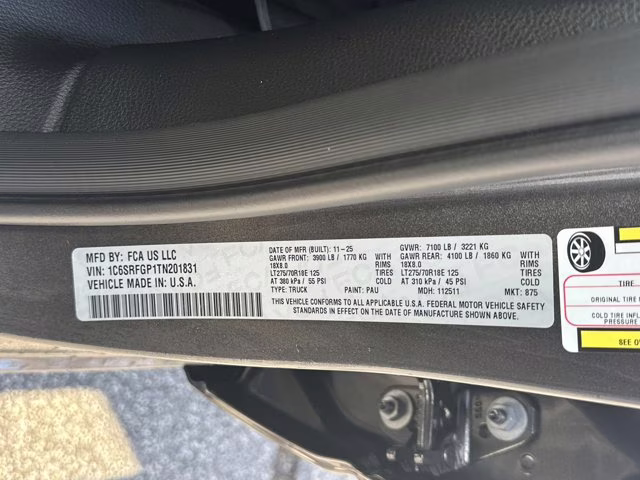 2026 Granite Crystal Metallic Clearcoat Ram 1500 Warlock 4X4 Truck