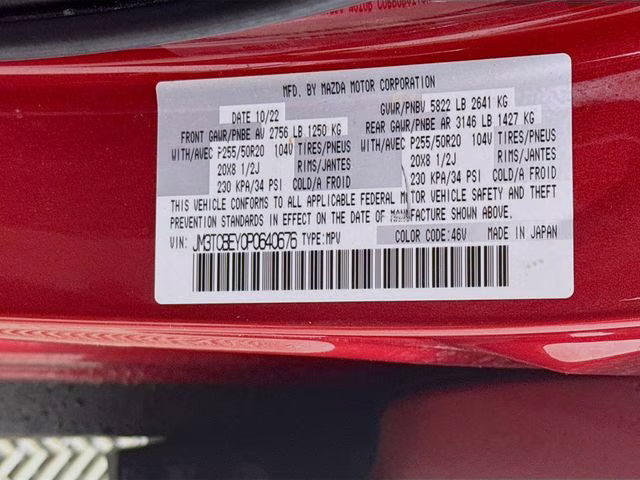 2023 Red Crystal Mazda CX-9 Signature AWD SUV
