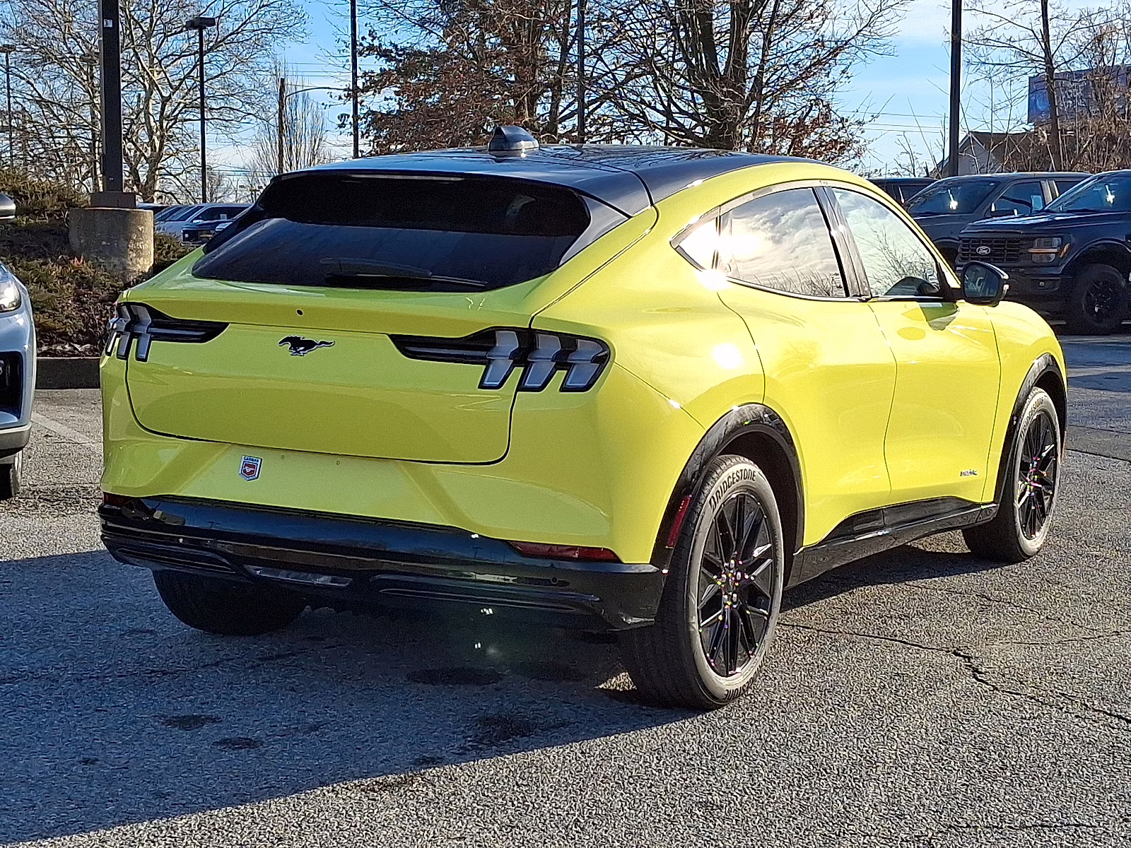 2025 Grabber Yellow - CB Ford Mustang Mach-E Premium AWD