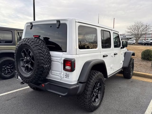 2026 Bright White Clearcoat Jeep Wrangler Willys 4X4 Convertible