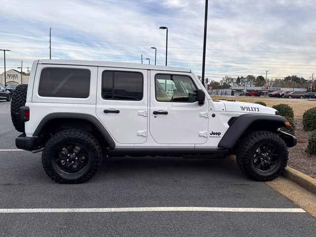 2026 Bright White Clearcoat Jeep Wrangler Willys 4X4 Convertible