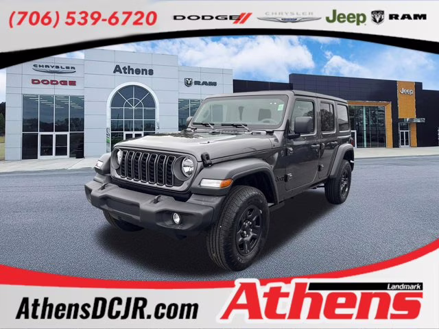 2026 Granite Crystal Metallic Clearcoat Jeep Wrangler Sport 4X4 Convertible