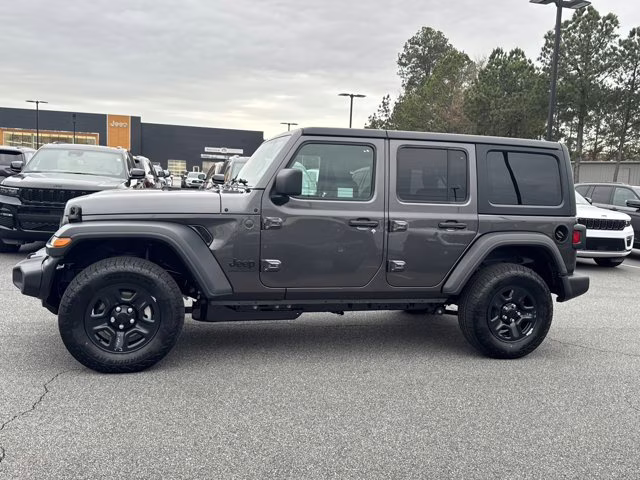 2026 Granite Crystal Metallic Clearcoat Jeep Wrangler Sport 4X4 Convertible